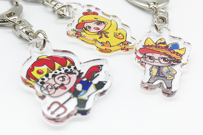 明るくてカラフル！持ち歩きたくなるちびキャラキーホルダー
