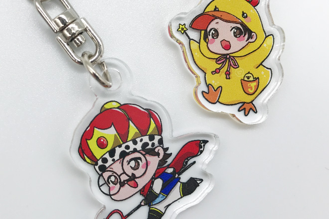 明るくてカラフル！持ち歩きたくなるちびキャラキーホルダー