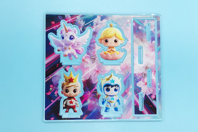 好きな場所に召喚！ヒーローたちとユニコーンのアクリルスタンド