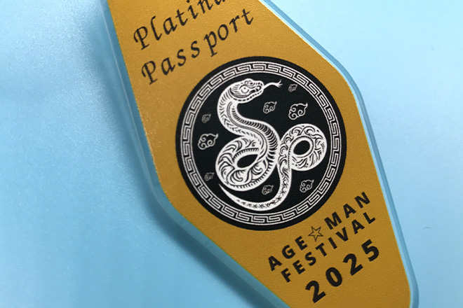 蛇と中華模様が映える3種のモーテルキー