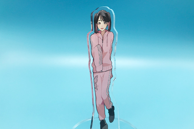 上目遣いの女の子がかわいいアクリルスタンド