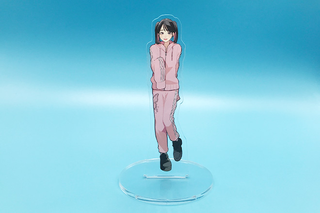 上目遣いの女の子がかわいいアクリルスタンド