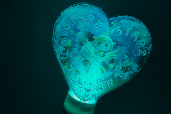 ちびキャラが華やかに輝く立体型ペンライト