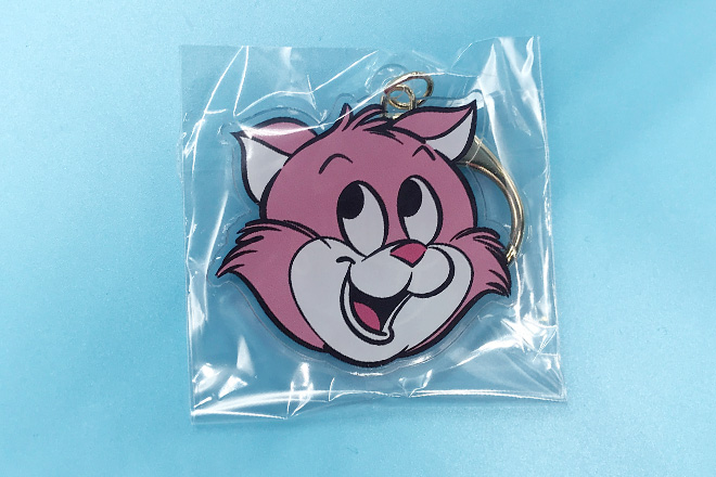 笑顔の動物がかわいい両面印刷のアクリルキーホルダー