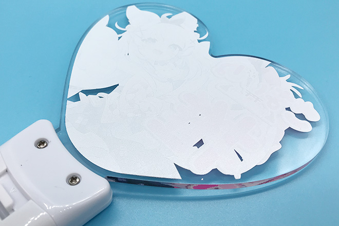 犬耳キャラの優しい笑顔を灯すアクリルペンライト