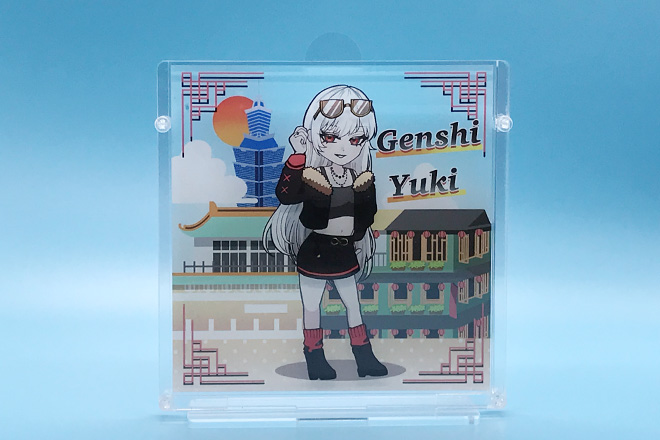 衣装と装飾品で変化を楽しめる着せ替えアクスタ