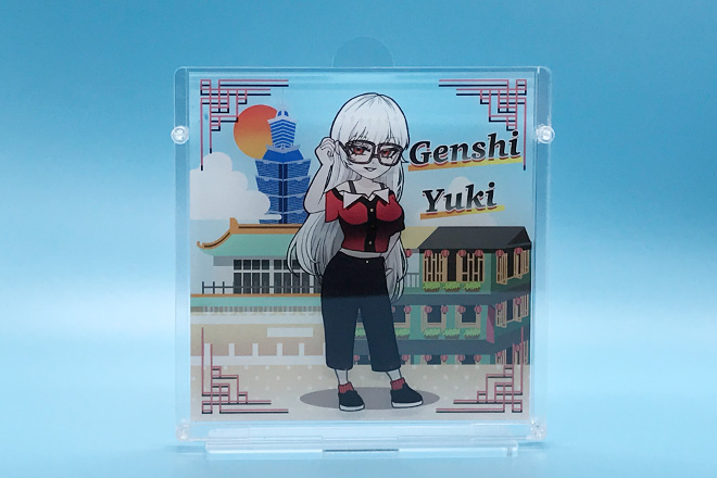 衣装と装飾品で変化を楽しめる着せ替えアクスタ