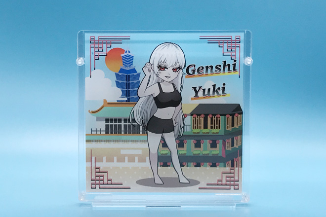 衣装と装飾品で変化を楽しめる着せ替えアクスタ