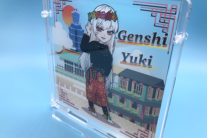 衣装と装飾品で変化を楽しめる着せ替えアクスタ