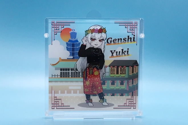 衣装と装飾品で変化を楽しめる着せ替えアクスタ