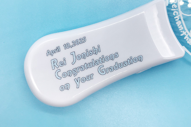 手書き風のウサギがやさしく光るアクリルペンライト